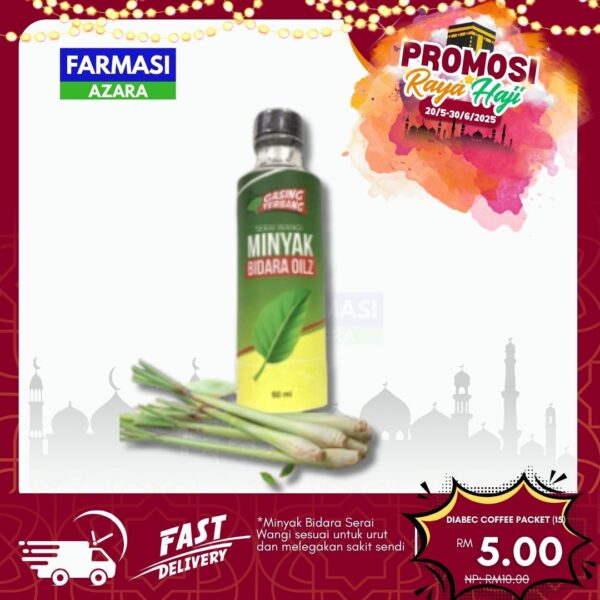Bidara Oilz Serai Wangi 60ml