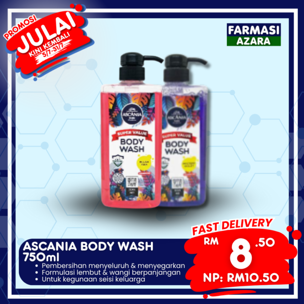 Ascania Body Wash 750ml