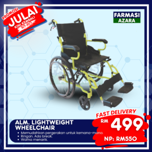 Foldable Aluminium Wheelchair