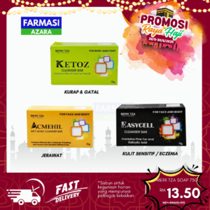 Ketoz, Acmehil dan Easycell Cleanser Bar 75g
