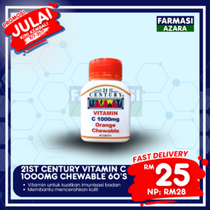 21ST CENTURY Vitamin C  1000mg 60's