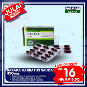 Barakah Habbatus Sauda 450 mg