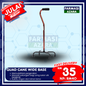 Quad Cane Wide Base