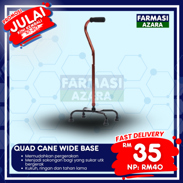 Quad Cane Wide Base