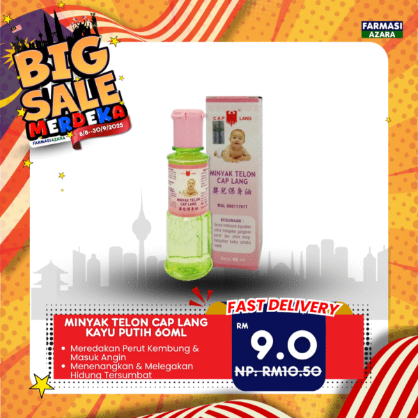 Minyak Telon Cap Lang 60 ml