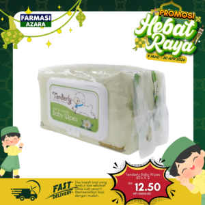 Tenderly Baby Wipes 80's X 2